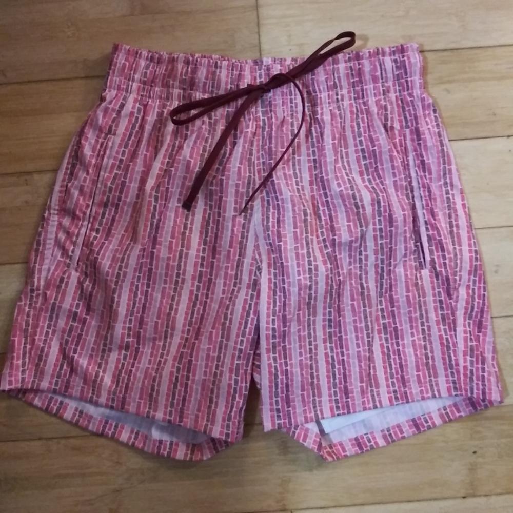 Brownlee Mens XS Swim Trunks "The Roger" Swim trunk cabana Boy brick pink